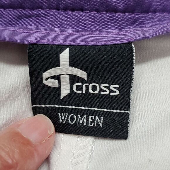 CROSS, women's skort. Purple with pockets size 12 usa size 42 European size. - Picture 8 of 12